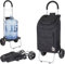 dbest products Trolley Dolly faltbar Warenkorb Schwarz
