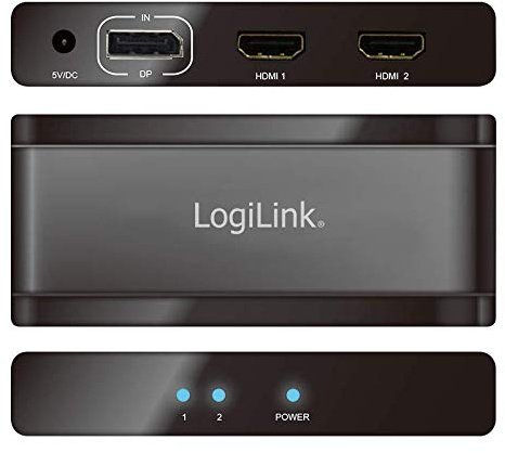 LogiLink CV0093 4K Displayport-HDMI Splitter
