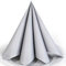 Servietten Silber Premium Airlaid STOFFÄHNLICH | 25 Stück | 40 x 40cm | Einfarbige Servietten | hochwertige Serviette für Hochzeit, Geburtstag, Feier, Taufe, Kommunion | made in Germany