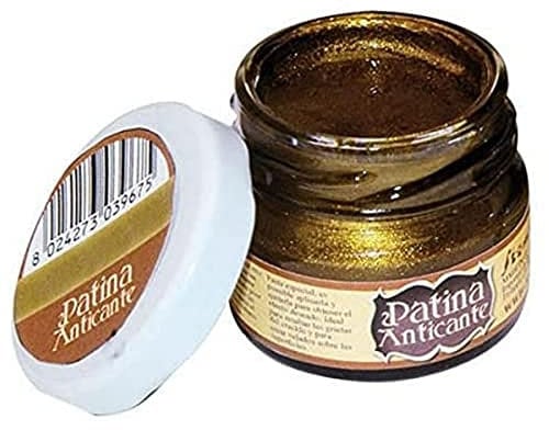 Stamperia K3P16AG Patina Anticante-Oro Antico 20 ml, Multicolore, 4.3cmX4cm