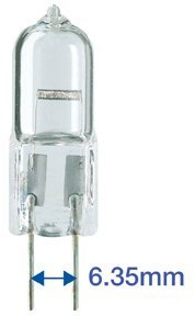 OSRAM SYLVANIA 64638 HLX 100W 24V G6.35 / 2-PIN CLEAR T3 Halogen