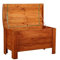 MODO24 Truhe, Holztruhe mit Deckel, Schatztruhe, Spielkiste, In- & Outdoor, Robuste, FSC-Holz, Abmessungen 50x77x40 cm, Farbe: Erle