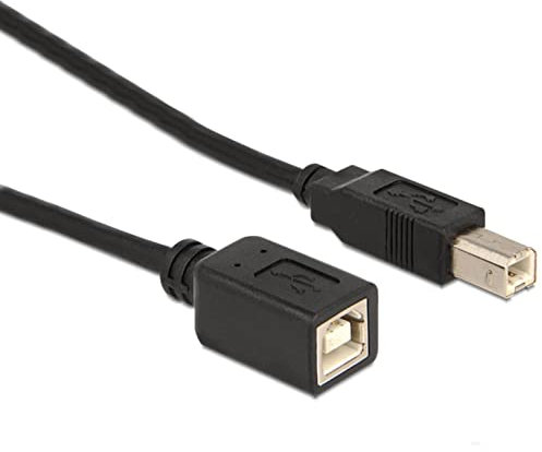 Delock USB-Verlängerungskabel - USB Type B (W) bis USB Type B (M) - 2 m, 83427