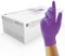 UNIGLOVES Stronghold Guanti Monouso in Nitrile - Guanti Monouso Resistenti, Multiuso, Senza Polvere e Lattice - confezione da 100 Guanti, Viola, Large (GM0064)