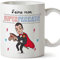 Mugffins Parrain Mug/Tasse – J'aime Mon Super Parrain – Tasse Originale/Cadeau Anniversaire/Fête des Pâques/Future Parrain. Céramique 350 ML