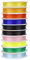 QH-Shop Filo Gioielli 0.8 mm Filo Elastico di Cristallo di Colore Misto per Fare Perline Braccialetti e Collane Fai da Te 10 Pezzi