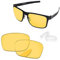 PapaViva Verres et plaquettes de nez de rechange pour Oakley Holbrook Metal OO4123, Jaune cristal., Holbrook Metal