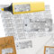 Adress-Etiketten - Adress-Aufkleber Sticker Namensaufkleber mit Ihrem Wunschtext 57x 23mm, für 1 bis 5 Zeilen Text - 45 Stück 45 Hintergründe zur Auswahl (20 Modern Grau gray)