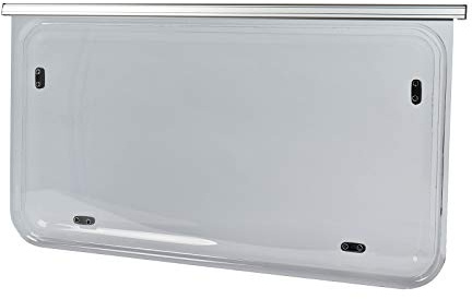 Wohnwagen Seitenfenster diverse Größen | Kederbefestigung | inkl Aussteller | Anthrazit (70x50cm)