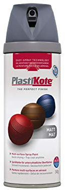 3 X 400ml Premium Spray Paint - Matt Grey