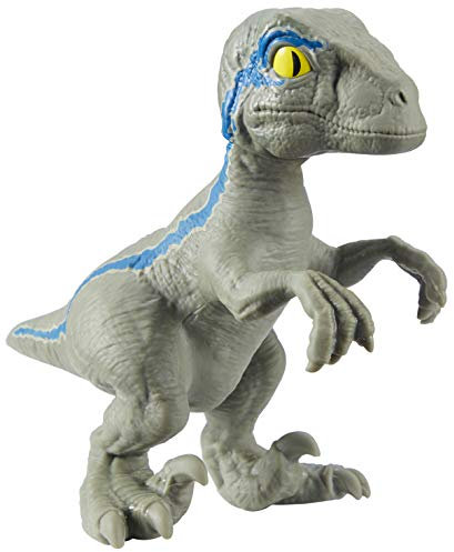 Stretch Jurassic World. Jurassic Raptor Blue. Fully Stretchable Dinosaur. Amazing Stretchy Fun. Perfect Christmas/Birthday Present for 40 to 8 Year Olds. Stretchy Tactile Toys.