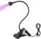 Lampe de polymérisation de colle UV, lampe de colle UV USB 3W LED ultraviolette lumière violette USB avec clip et interrupteur Support Plug and Play pour la réparation du téléphone