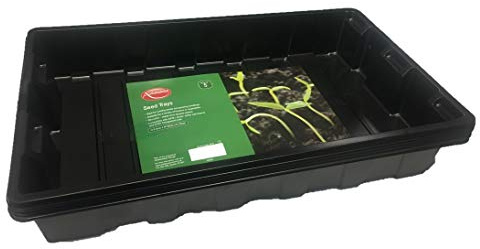 Pack Of 5 Large Plastic Seed Trays Propagation Seeding Gravel Water Tray 37cm