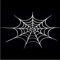 Bhysfenhgttvv 2 stücke Autoaufkleber24*15CM Halloween Spinnennetz Autoaufkleber Motorrad Auto Dekoration Zubehör Aufkleber weiß