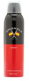 SPAGNOLO - Sport 200 ml, Desodorante Hombre Spray, Desodorante para Todo Tipo de Piel, Protección de Larga DuraciónDeodorant Hombre, Fragancia Amaderada Especiada