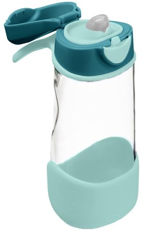b.box Sport Spout Drink & Water Bottle | Easy Grip Bottle and Leakproof Lid | Cool Modern Child Friendly Design, Tilt and Sip | 450ml/15