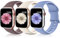 Higgs 3 Pezzi Cinturini Compatibile con Cinturino Apple Watch 40mm 41mm 38mm Donna e Uomo, Bracciale Sportivo in Silicone Morbido per iWatch Series (42mm 10) 9 8 7 SE 6 5 4 3 2 1, Galassia