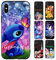 Personalisierte Handyhülle für iPhone X XS Hülle 5,8,Anime Stitch Motiv Personalisiert Benutzerdefinierte Name Text Individuelle Case Weiche TPU Kratzfest Stoßfest Silikon Custom Schutzhülle