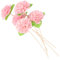 Milisten 5pcs Reed Diffuser Sticks Rose Flowers Wood Rattan Reed Artificial Essential Oil Aroma Diffuser Sticks Replacement Refill Rattan Sticks for Home Office Decor