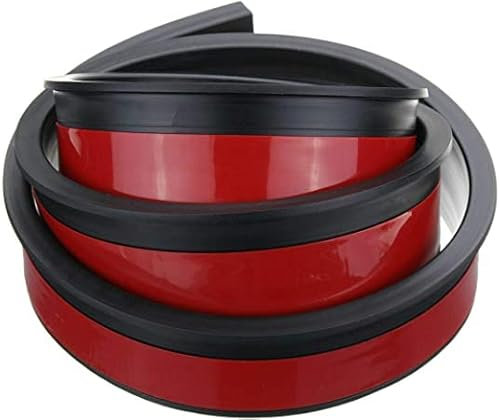 MACHSWON 1 pz 5,5 cm x 1,5 m auto ruota pneumatico sopracciglio strisce universali auto laterale parafango ruota sopracciglio arco gomma