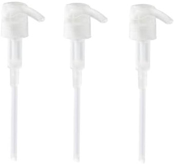 LUTTMANN® 3er Pack Set Pumpspender Pumpe Dosierpumpe Pumpaufsatz Dosierer - passend für 500 ml Flaschen Shampoo, Spülung, Kuren, Getränke und weitere Behälter