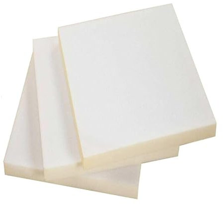 MOTTK 3/5/7/10cm dick Ersatz Hochdichter Schaumstoffpolsterung Sofa Ersatz Sitzkissen,Langlebig Quadratische Schaumstoff für Möbelwiederherstellung (5cm dick,45x45cm)
