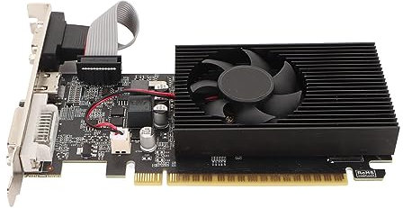 Dpofirs GT 730 Gaming Graphics Card, 4G DDR3B 128bit Graphics Card with Cooling Fan Support VGA DVI HD Multimedia Interface Gaming Graphics Cards