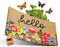 ElbFuchs® Fußmatte Kokos Blumen | 60x40cm | [EXTRA LANGLEBIG & rutschfest] Kokosmatte Fussmatte Aussen & Innen | Fussmatte Frühling | Fußmatte bunt