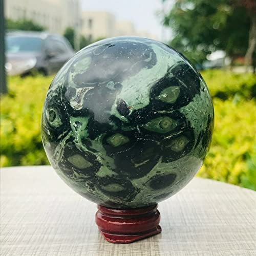 CZMDKEXM Natürliche Kristalle und Steine, 55–70 mm, 1 Stück, natürliche polierte Island-Spar-Kristallkugel, Honigkalzit-Kugel for Feng Shui, 1 Stück zur Dekoration MXZIGTDA (Size : 65-70mm)