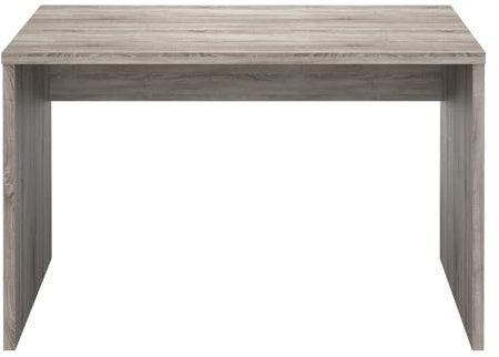Lourini® Escritorio de Madera Roble Gris 120x60 cm. Mesa de Ordenador, Oficina, Dormitorio, Habitación, Estudio, Teletrabajo, Computer Desk. Made in Portugal