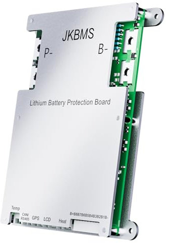JKBMS Smart BMS 4S-8S 12V-24V 200A 1A Équilibrage Actif avec Bluetooth Intégré et RS485, Carte de Protection pour Batteries Li-ION, LiFePO4 et LTO Lithium (JK-B1A8S20P)