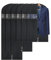 OTraki Custodie per Abiti Traspiranti Copri Abiti da Armadio con Finestra Chiara Pieghevole Buste Vestiti Armadio Antipolvere Porta Abito Uomo per Viaggio Costume Cappotto, 100/150/180x60cm, 6 Pezzi