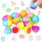 Farnirvana 12 Stück Stempelset Ostereier, Kinder Stempel für Osternkorb Stuffers Füllstoffe, Selbstfärbende Stempel Set für Ostern Kindergeburtstag Geschenke Partyzubehör