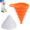 160 Pcs Paper Paint Filters, Paint Strainer Filters Strainers For Funnel with Filter Flexible Wide Mouth Nylon Mesh Strainers 100 Micron Silicone Funnel Filters for Automotive Arts Crafts