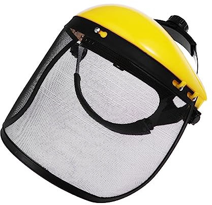 OSALADI Seguridad con Visor de Malla Motosierra y Desbrozadora Protección Forestales