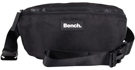 Bench Hüfttasche Bauchtasche Nova 64217-0100 Deep Black Schwarz +s | Crossbag Urban Wimmerl Gürteltasche Crossover Tasche klein Outdoor Unisex Herren Gürteltasche Auswahl Festival