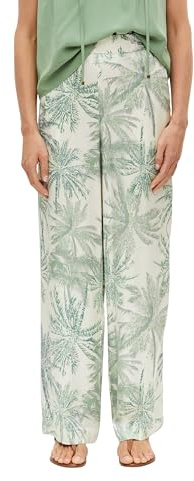 s.Oliver Wide-Leg-Hose aus Satin mit Elastikbund