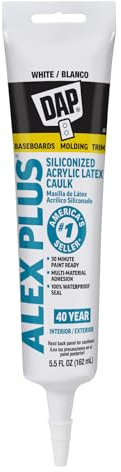 Dap Alex Plus 18128 Calfeutrage acrylique en latex et silicone 155,9 g