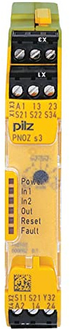 750103 Pilz - PNOZ s3 24VDC 2 n/o - Safety relay PNOZsigma - E-STOP, safety gates, light grids