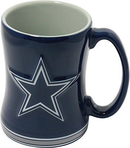 Boelter Brands NFL Dallas Cowboys Relief, geformte Keramiktasse