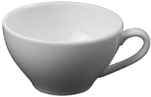Classic White Tea Cup - Capacity: 180ml (6.25oz). Box quantity: 12.