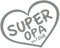 cartattoo4you® AK-00442 | SUPER Opa ON Tour | K-Serie | Autoaufkleber Aufkleber Farbe, Silber, in 24 Farben erhältlich, glänzend 13 x 10 cm