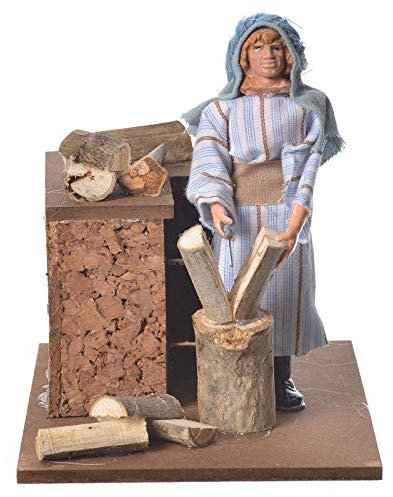 Holyart Arabischer Holzhacker 12cm bewegliche Krippenfigur
