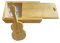Guitar Shaped Maple Wood Memory Stick USB Flash Drive in Wood Box (2.0/8GB, Bamboo wood)