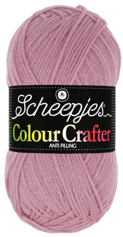 Scheepjes Colour Crafter 100g Yarn Ball | Acrylic DK Double Knit Wool | Soft & Anti-Pilling for Knitting, Crochet, Blankets & Amigurumi (1080 Venlo)
