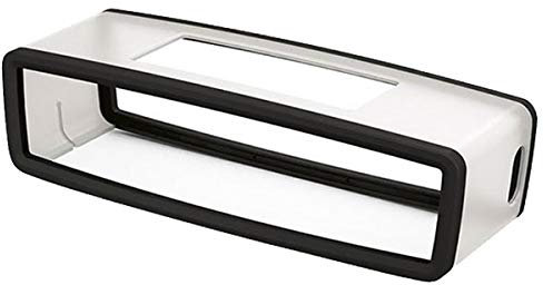 subtel® Silicone Case Compatible for Bose Soundlink Mini 2 Soundlink Mini II Cover Soft Protective Bumper Travel Carry Speaker Shell Skin Shockproof Waterproof Rubber Hull Housing - Black