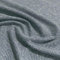 TOLKO 50cm Baumwoll-Jersey Stoff für Shirt Kleid Rock | Weich Blickdicht knitterarm elastisch | 140cm breit Jersey Baumwollstoff Jersey Stoff Meterware Stoffe zum Nähen (Blau Grau Meliert)