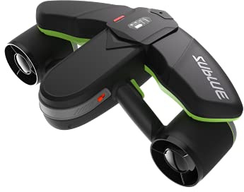 Sublue - Scooter bajo el agua NAVBOW - Negro y Verde - para Snorkel o Buceo Botella - Hasta 7,2 km/h – Profundidad Max 40m – Autonomía 60 Minutos…