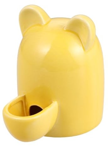 POPETPOP Ceramic Water Bottle Hamster Water Feeder Ceramic Automatic Drinking Bottle Small Animals Food and Water Dispenser for Bunny Bird Guinea Pig Hedgehog Chinchilla Ferret Hamster Water Bottle