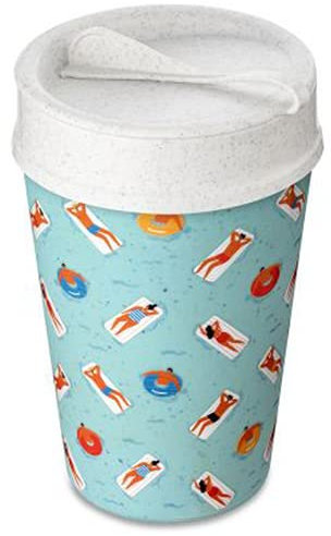 ISO TO GO SWIMMING POOL Thermobecher 400ml frosty blue